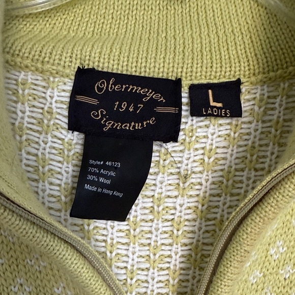 Obermeyer Womens Ski Quarter Zip Sweater - Picture 3 of 6